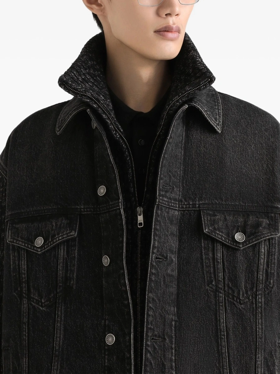 Geaca de blugi Dolce &amp; Gabbana neagra - Img 4