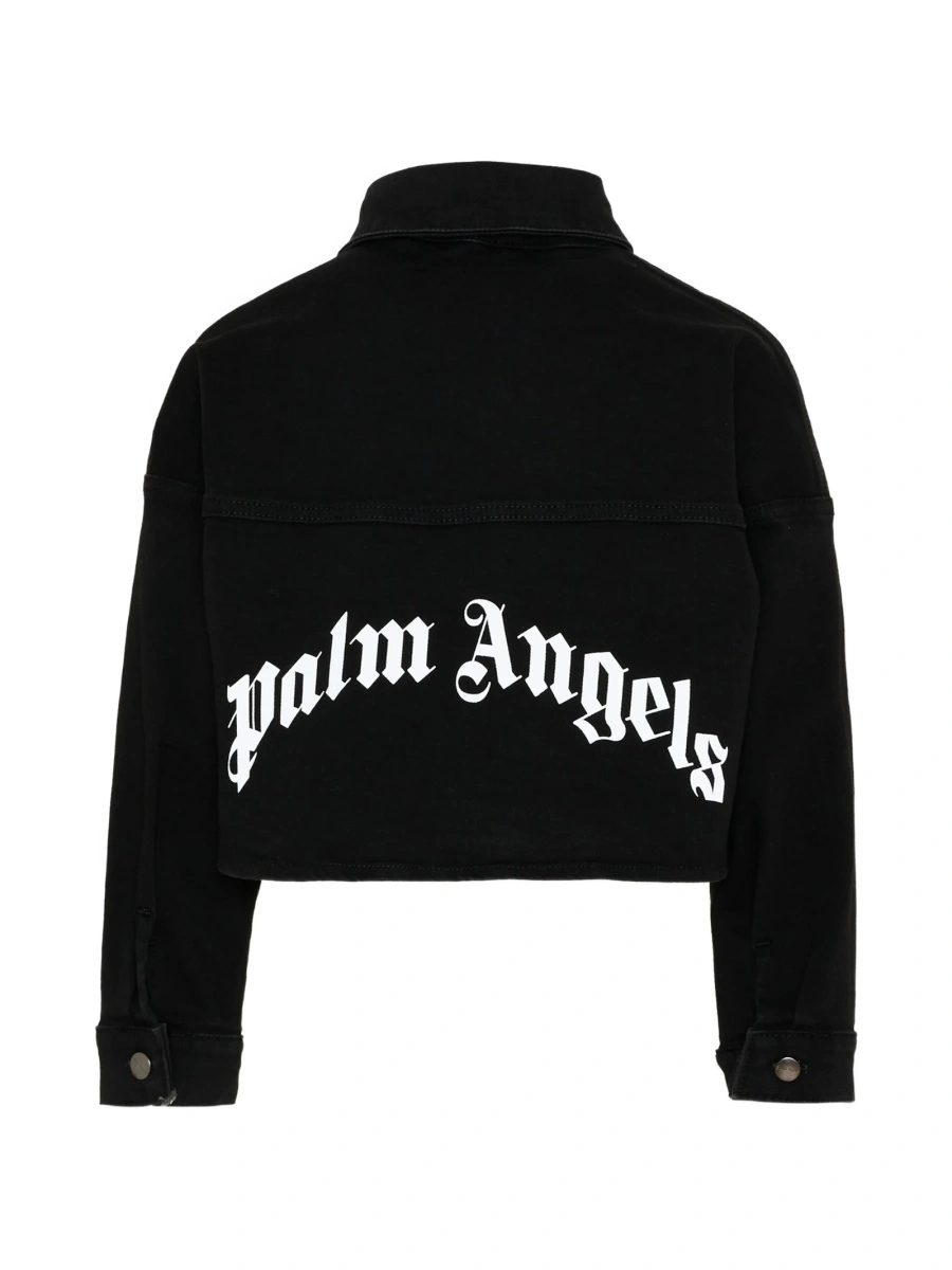 Geaca de blugi Palm Angels neagra - Img 2