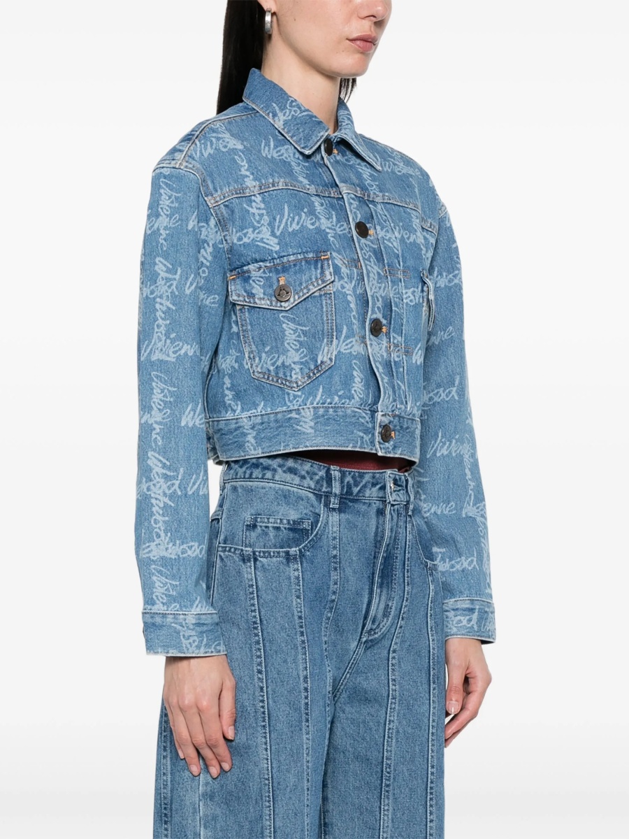Geaca de blugi Vivienne Westwood albastra - Img 3