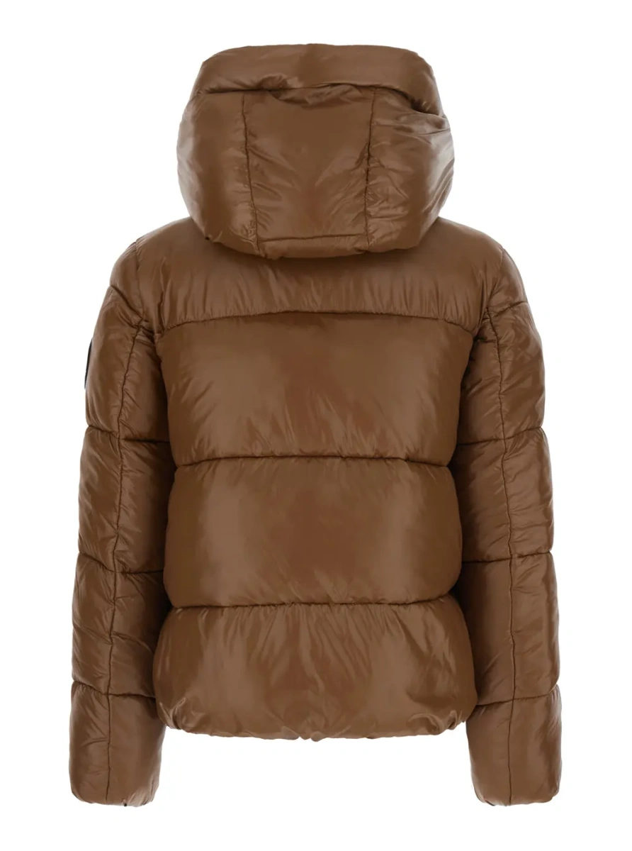 Geaca de Iarna Biddy Down Jacket with Hood and Pockets Beige Woman - Img 2