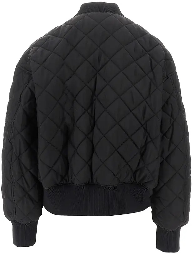 Geaca de Iarna Diamond-quilted twill padded bomber jacket - Img 3