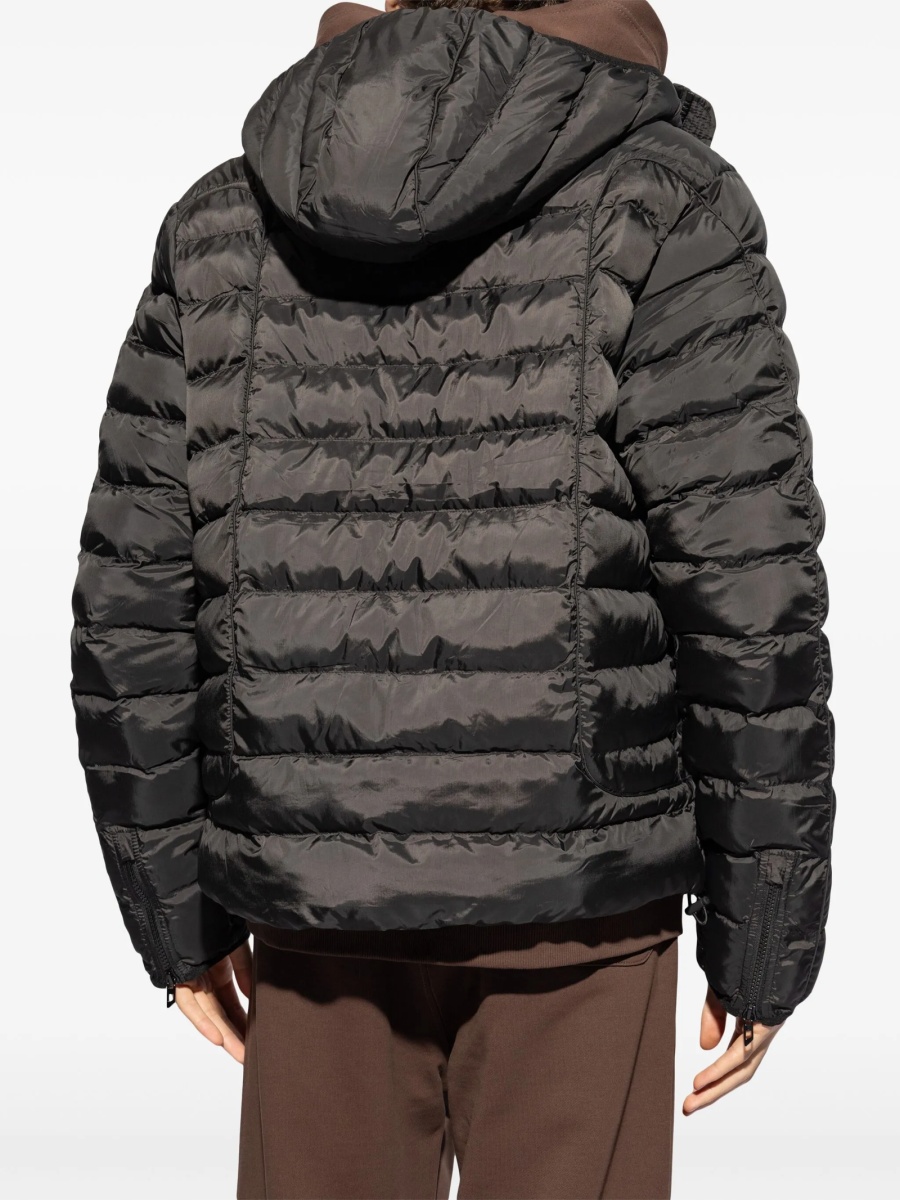 Geaca de iarna Diesel neagra din polyester - Img 4