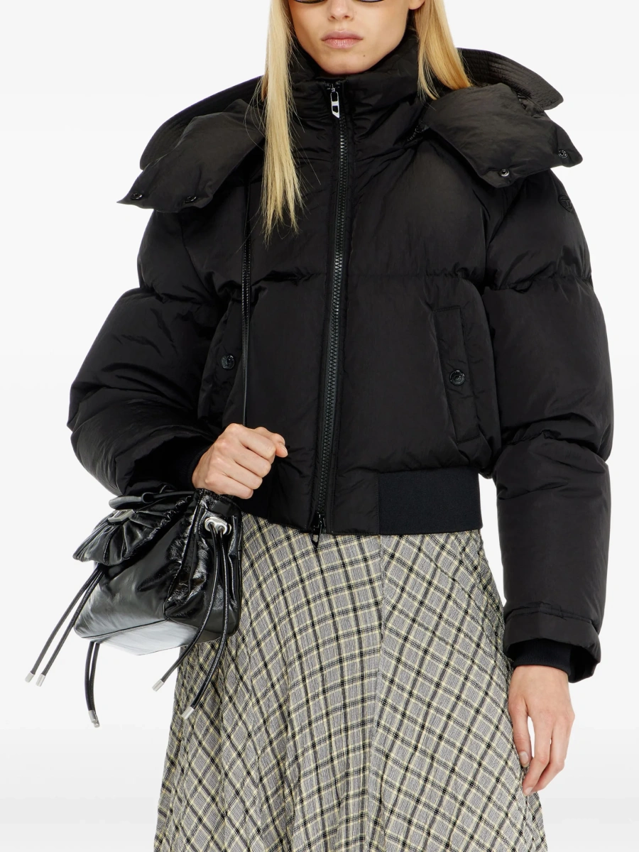 Geaca de iarna Diesel neagra - Img 3