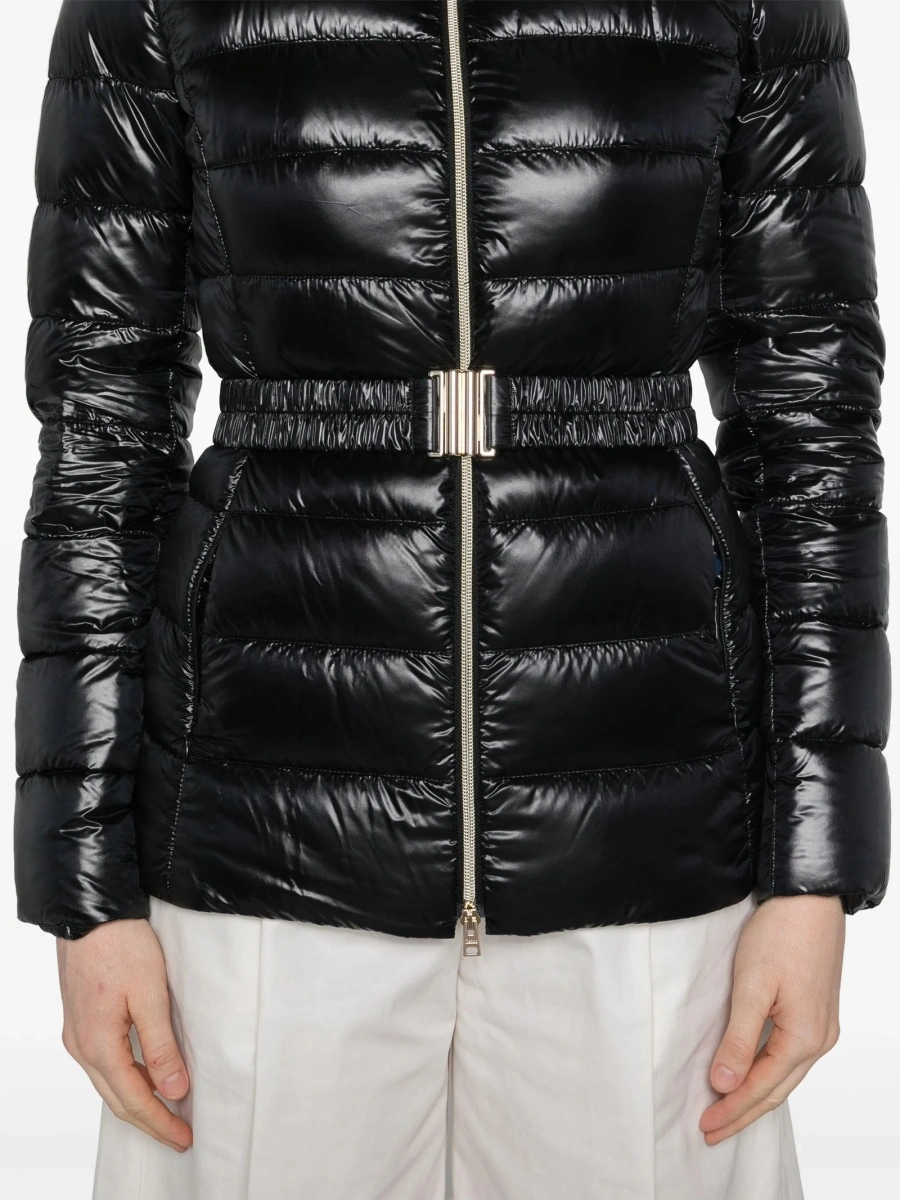 Geaca de iarna Herno neagra din poliamida si polyester - Img 5