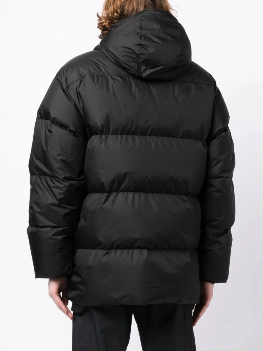 Geaca de iarna IENKI IENKI neagra din nylon - Img 4
