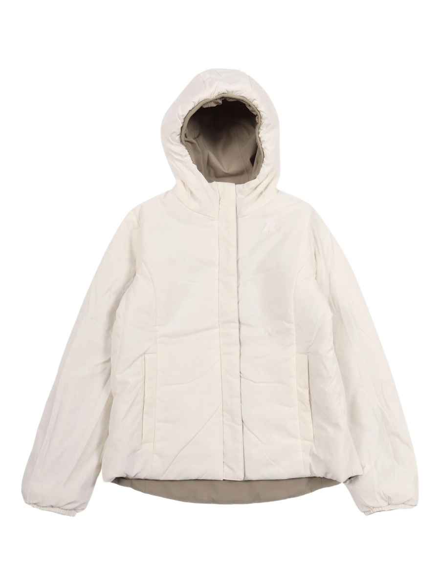 Geaca de iarna K-WAY KIDS neutra din elastan si nylon - Img 3