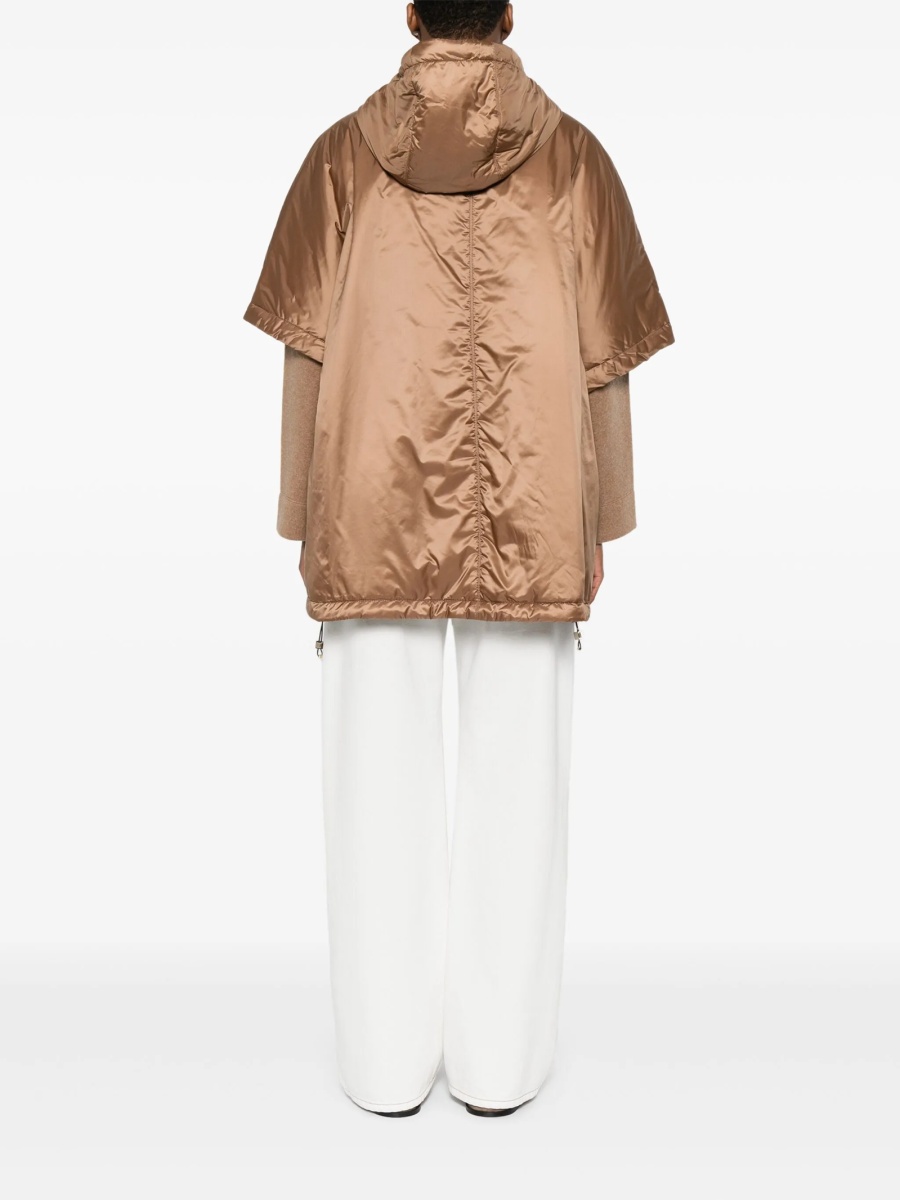 Geaca de iarna Max Mara maro din polyester - Img 4