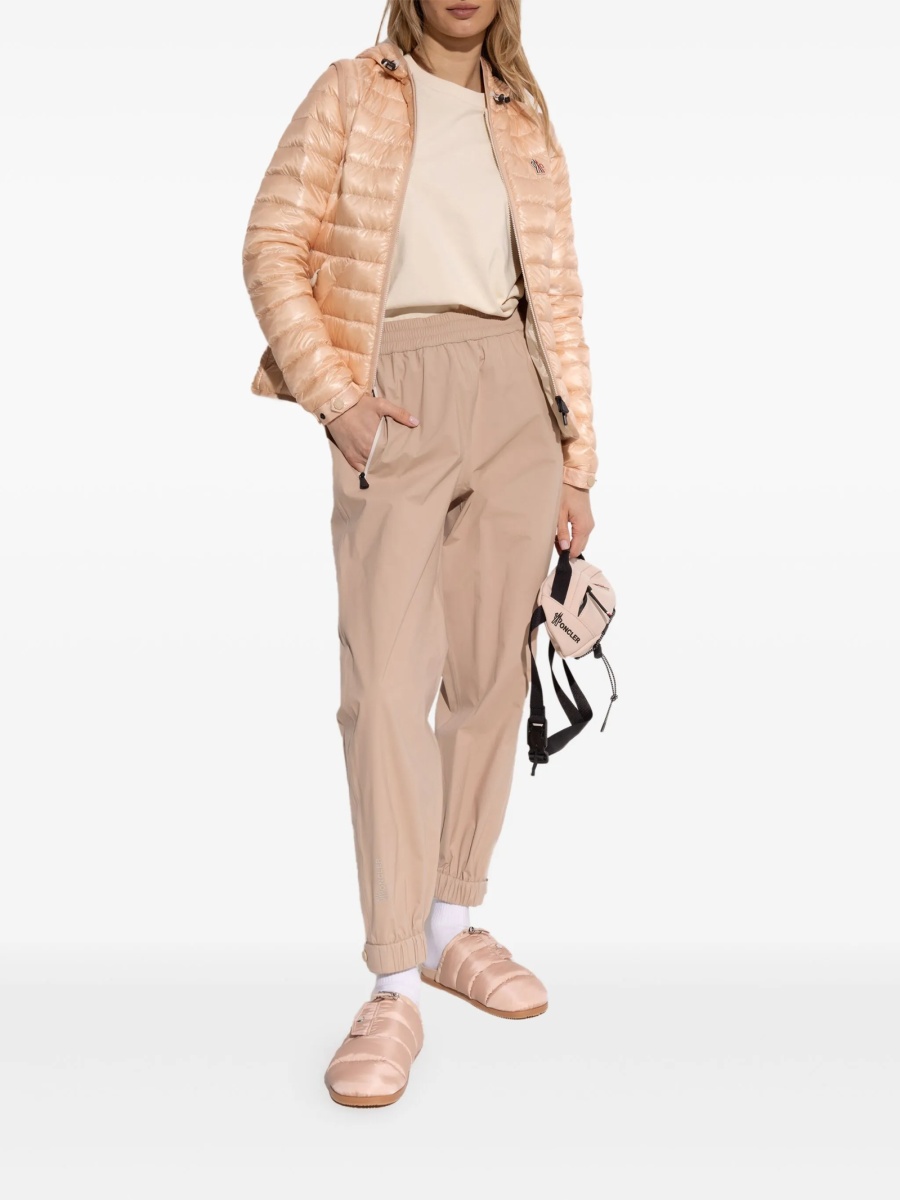Geaca de iarna Moncler Grenoble roz din poliamida - Img 2