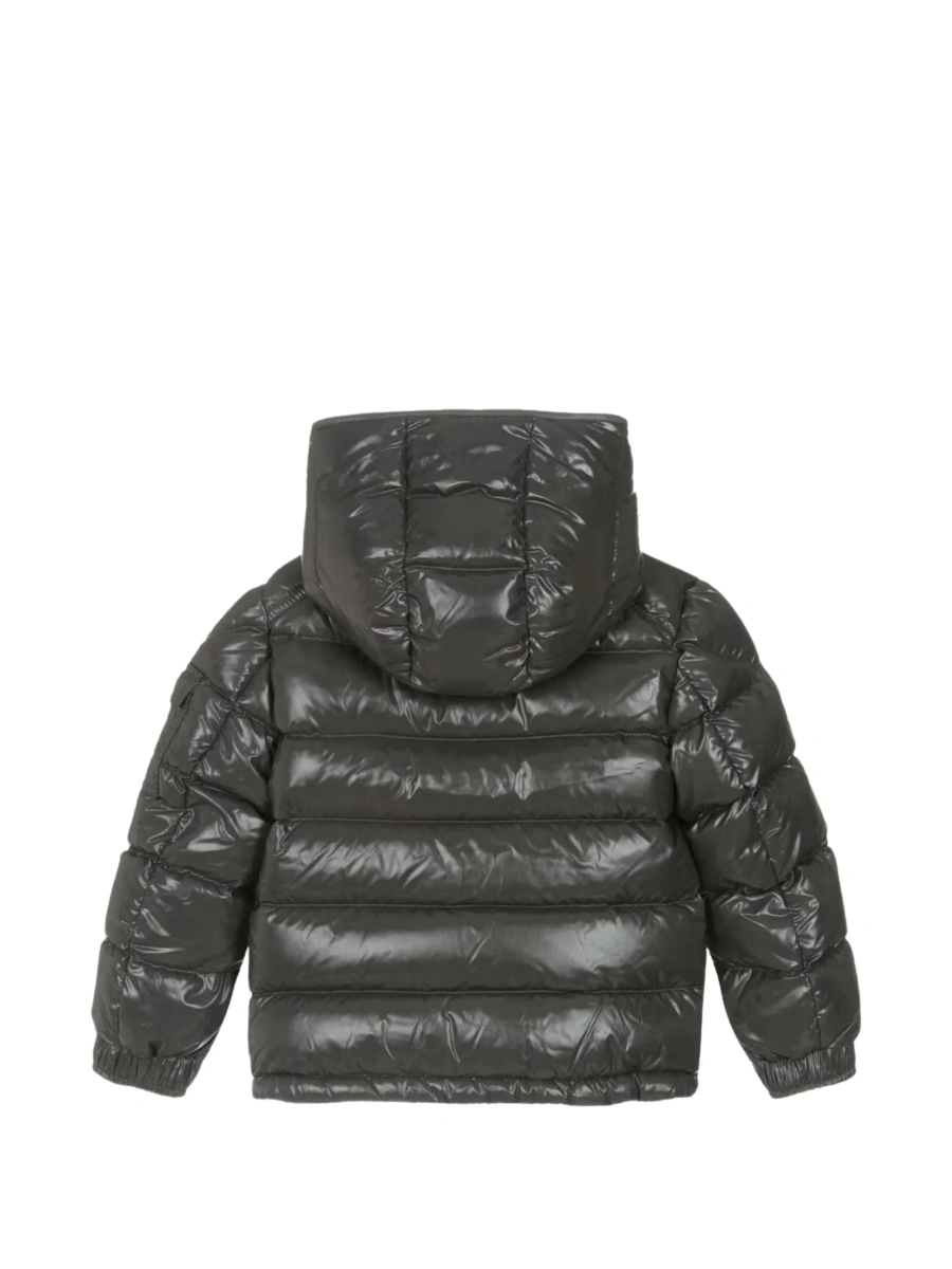 Geaca de iarna Moncler gri din poliamida - Img 2