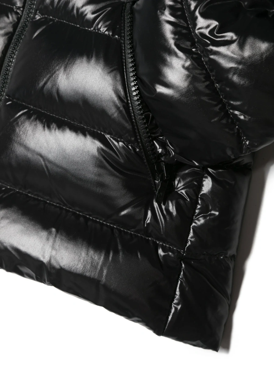 Geaca de iarna Moncler neagra din poliamida - Img 3