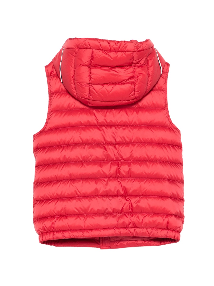 Geaca de iarna Moncler rosie din poliamida - Img 2