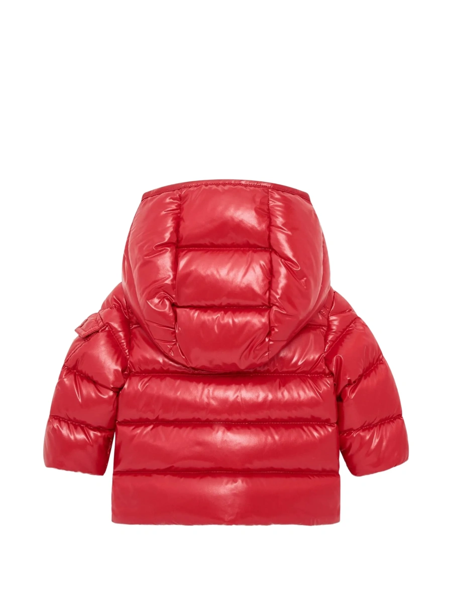 Geaca de iarna Moncler rosie din poliamida - Img 2