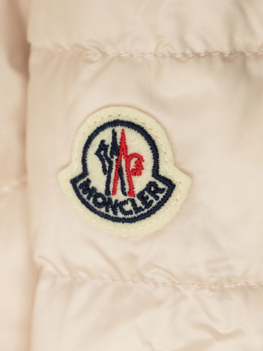 Geaca de iarna Moncler roz din poliamida - Img 3