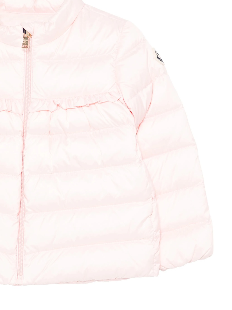 Geaca de iarna Moncler roz din poliamida - Img 3