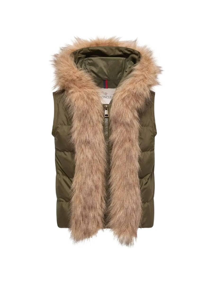 Geaca de iarna Moncler verde din polyester - Img 5