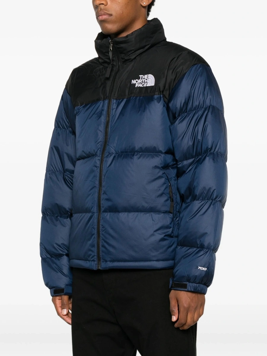 Geaca de iarna The North Face albastra din nylon si polyester - Img 7