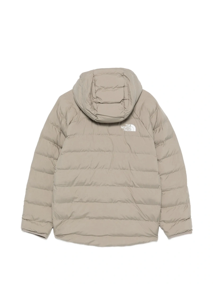 Geaca de iarna The North Face Kids gri din polyester - Img 2