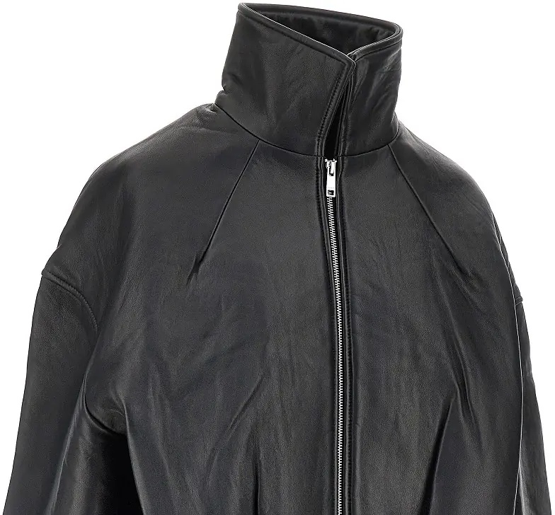 Geaca de Piele Leather Boxy jacket - Img 2