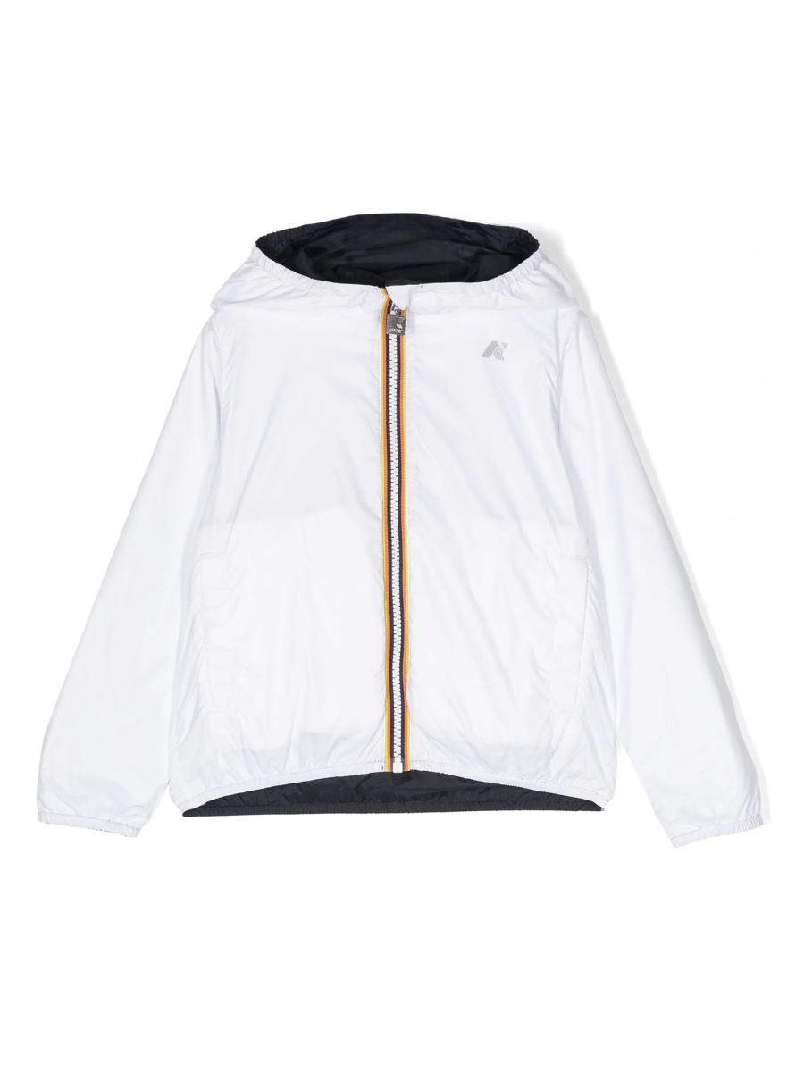 Geaca de ploaie K-WAY KIDS albastra din nylon - Img 3