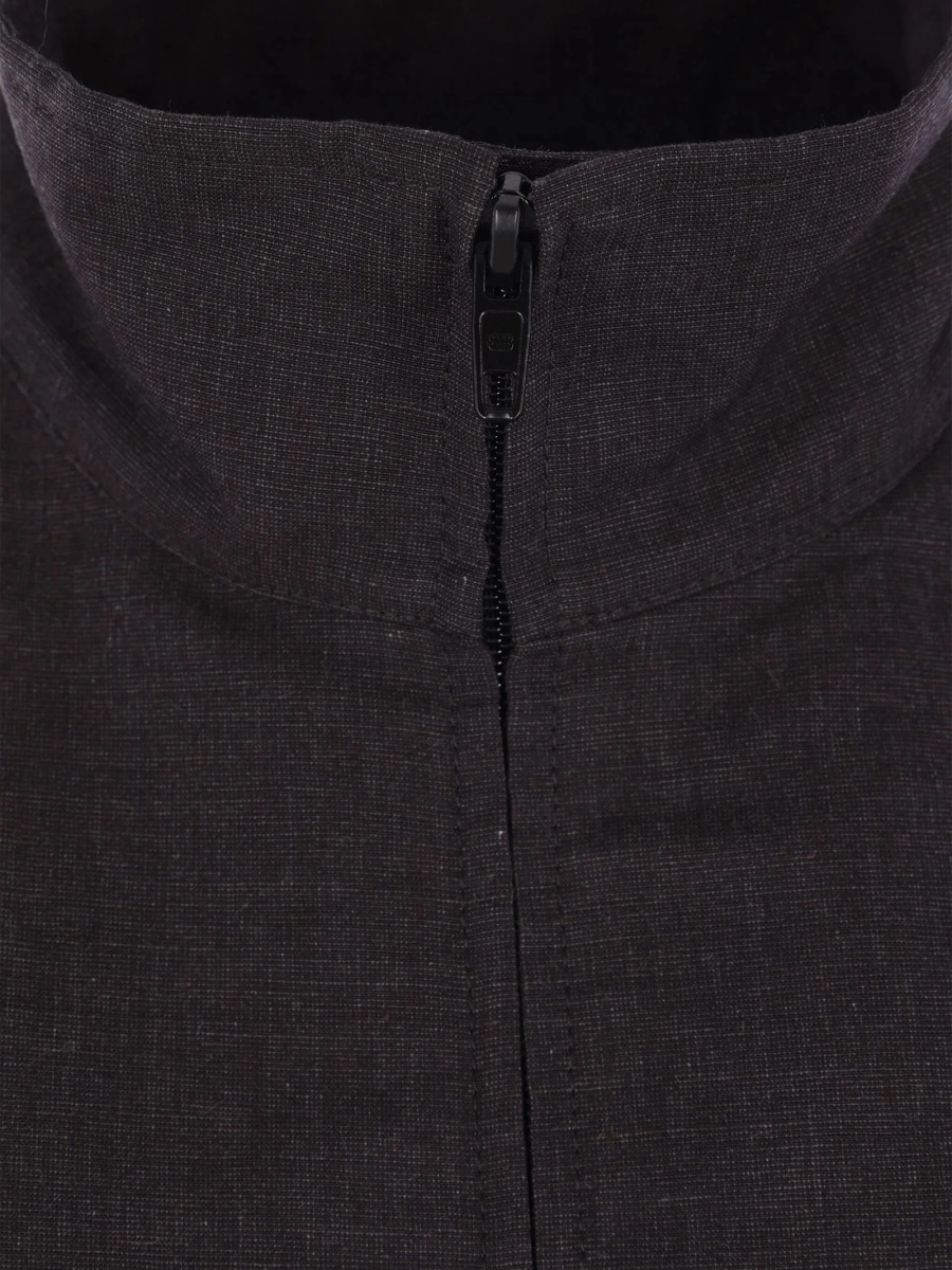 Geaca Oversize Balenciaga neagra din bumbac si in - Img 3