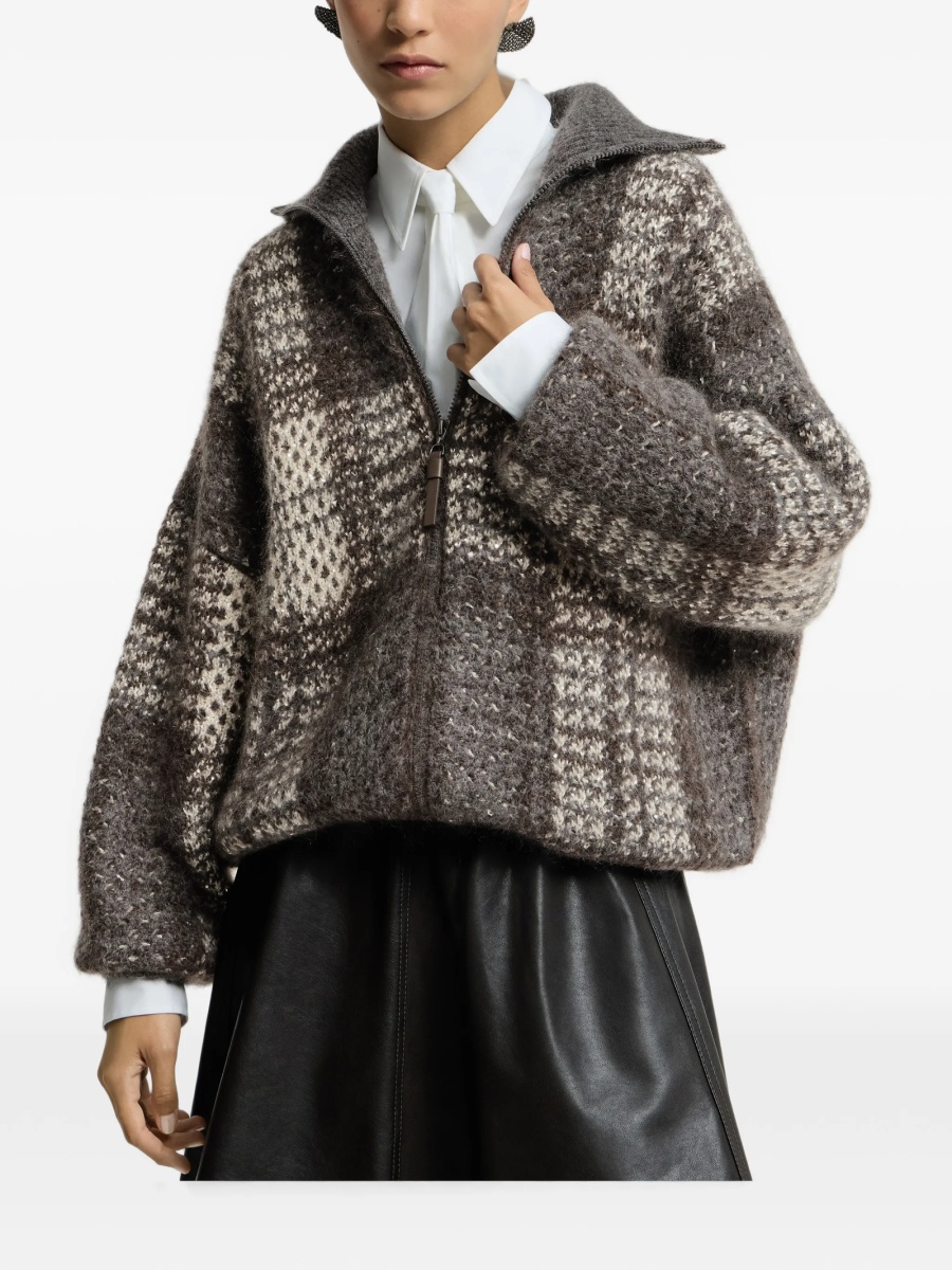 Geaca Oversize Brunello Cucinelli gri - Img 4