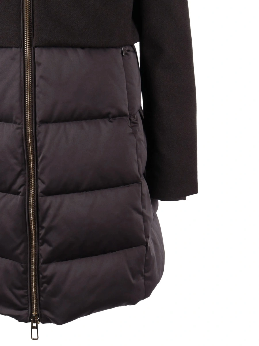 Geaca Oversize DUNO maro din lana si polyester - Img 3