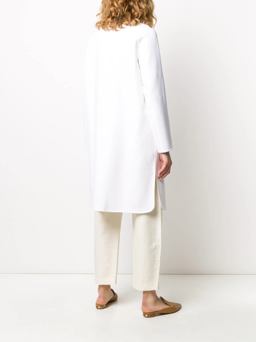 Geaca Oversize Fabiana Filippi neutra din poliamida si lana - Img 4