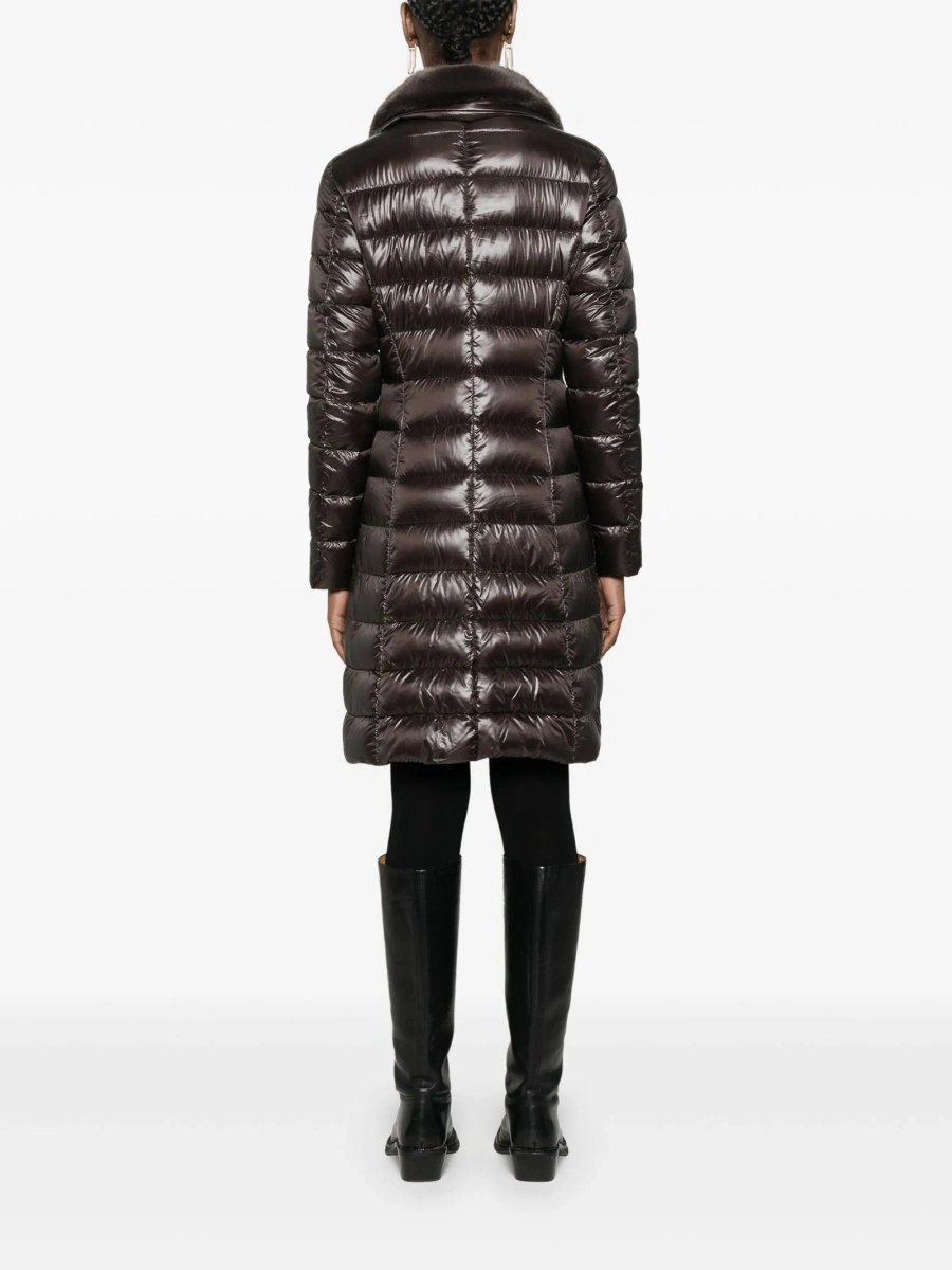 Geaca Oversize Herno maro din poliamida si polyester - Img 4