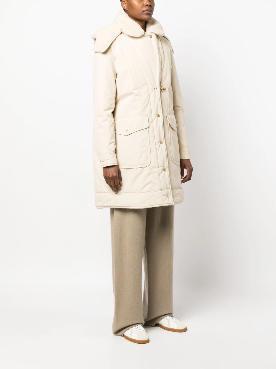 Geaca Parka Fay neutra din polyester si bumbac - Img 3