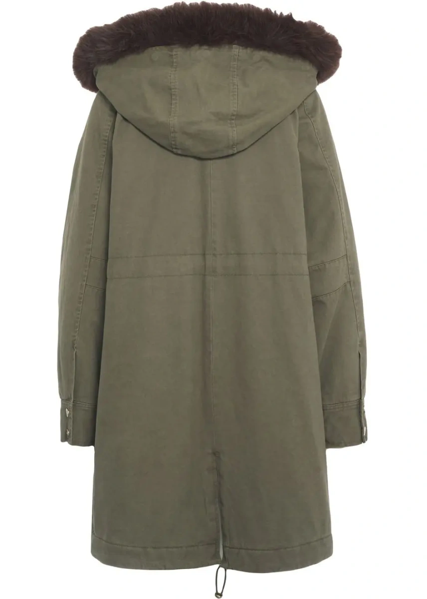 Geaca Parka Parka with faux fur trim - Img 2
