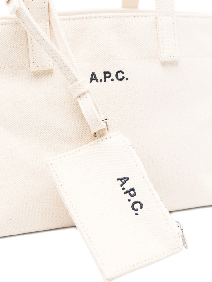 Geanta de mana A.P.C. neutra din bumbac - Img 4