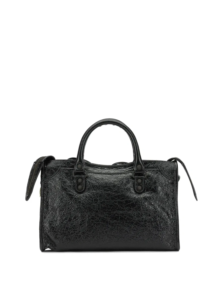 Geanta de mana Balenciaga 'City' neagra - Img 3