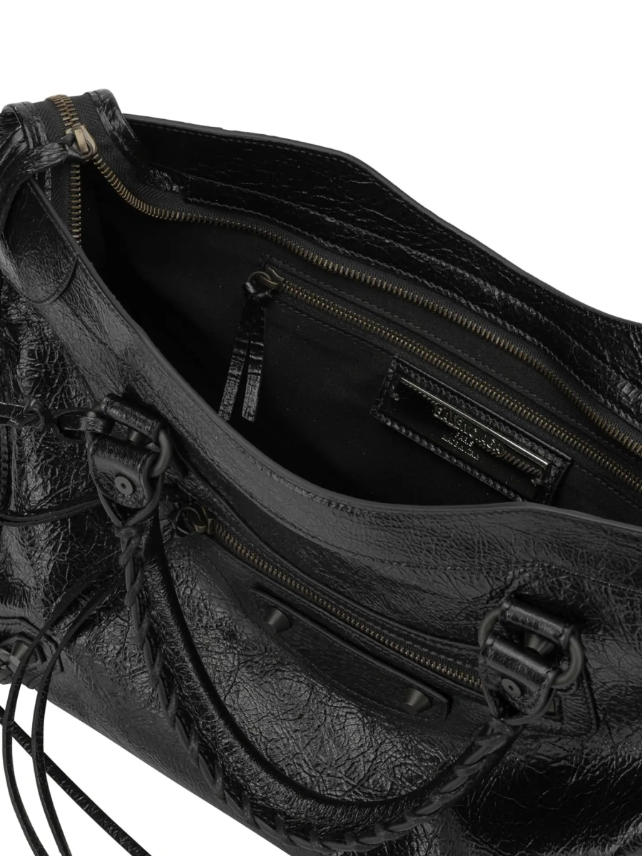 Geanta de mana Balenciaga 'City' neagra - Img 5