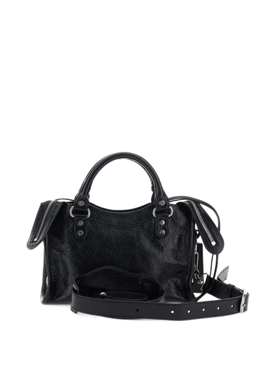 Geanta de mana Balenciaga neagra din piele - Img 2