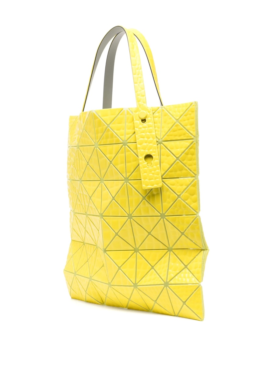 Geanta de mana BAO BAO ISSEY MIYAKE galbena din pvc - Img 3