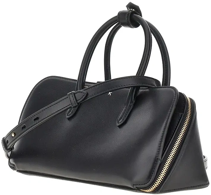 Geanta de mana Box leather small 'Delta' bag - Img 2