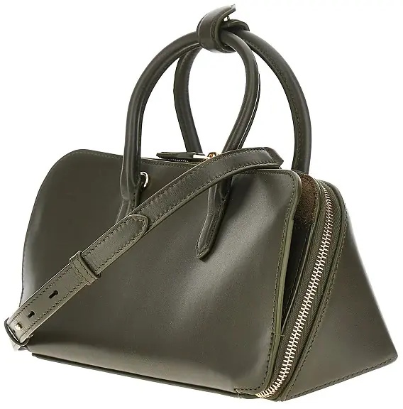 Geanta de mana Box leather small 'Delta' bag - Img 2