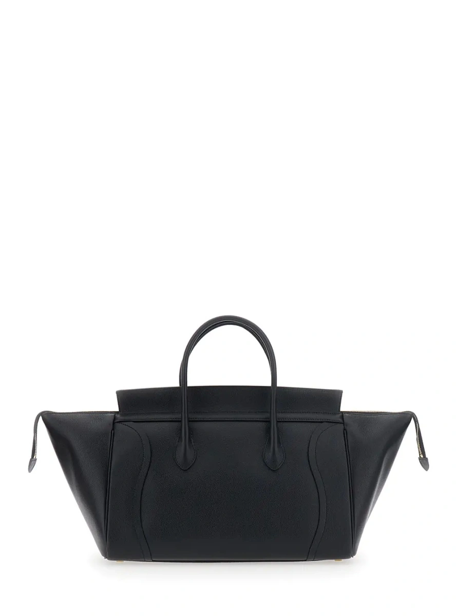 Geanta de mana Céline neagra din piele 'Luggage' - Img 2