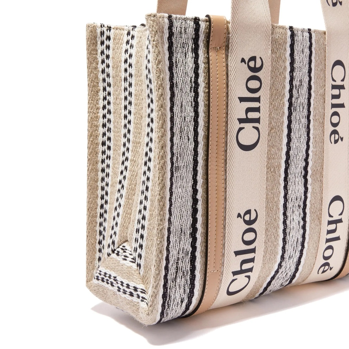 Geanta de mana Chloé Woody Medium Tote Bag - Img 3