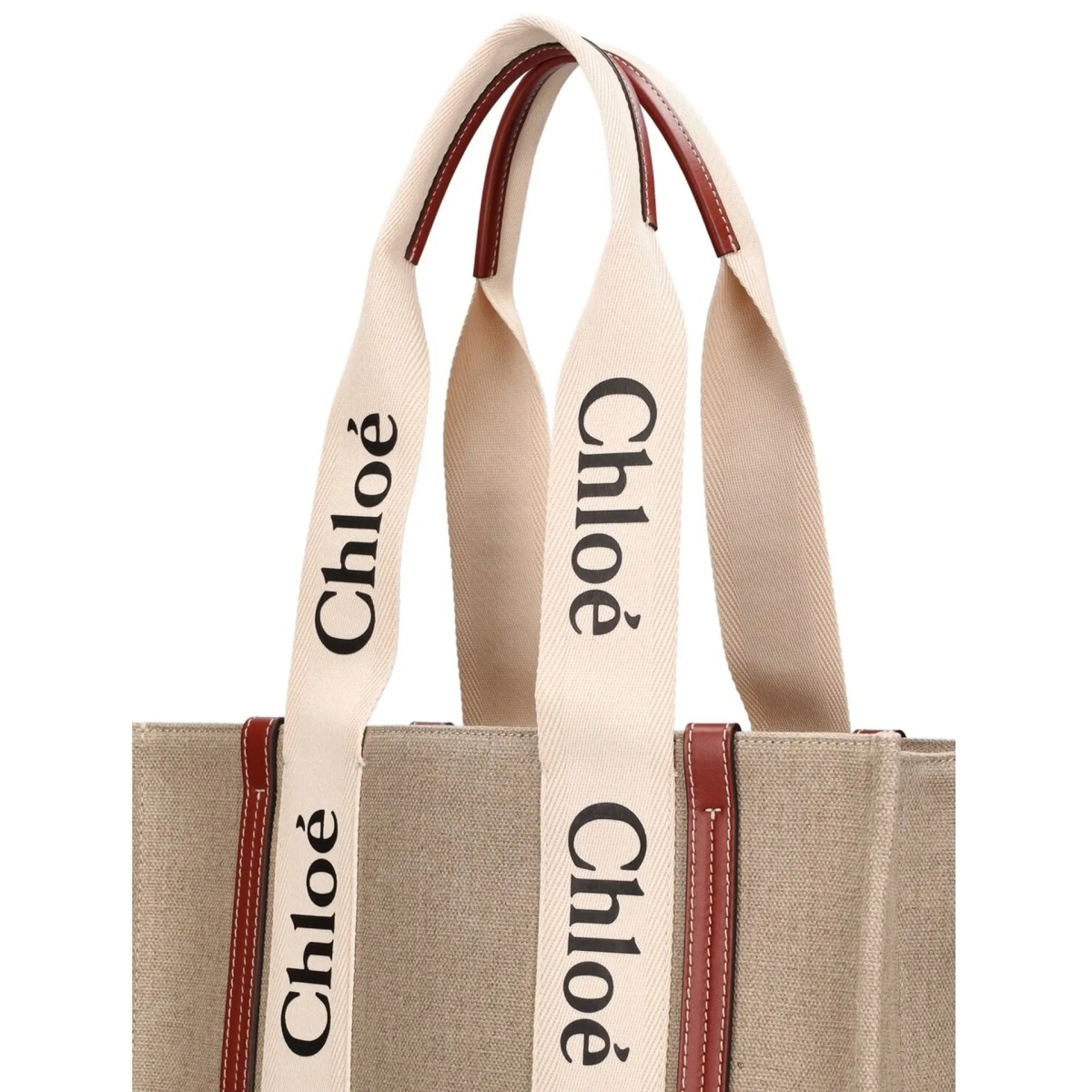 Geanta de mana Chloe Woody Medium Tote Bag - Img 3