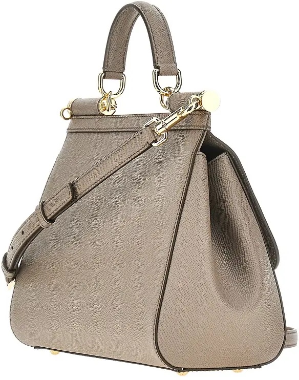 Geanta de mana Dauphine leather large 'Sicily' bag - Img 2