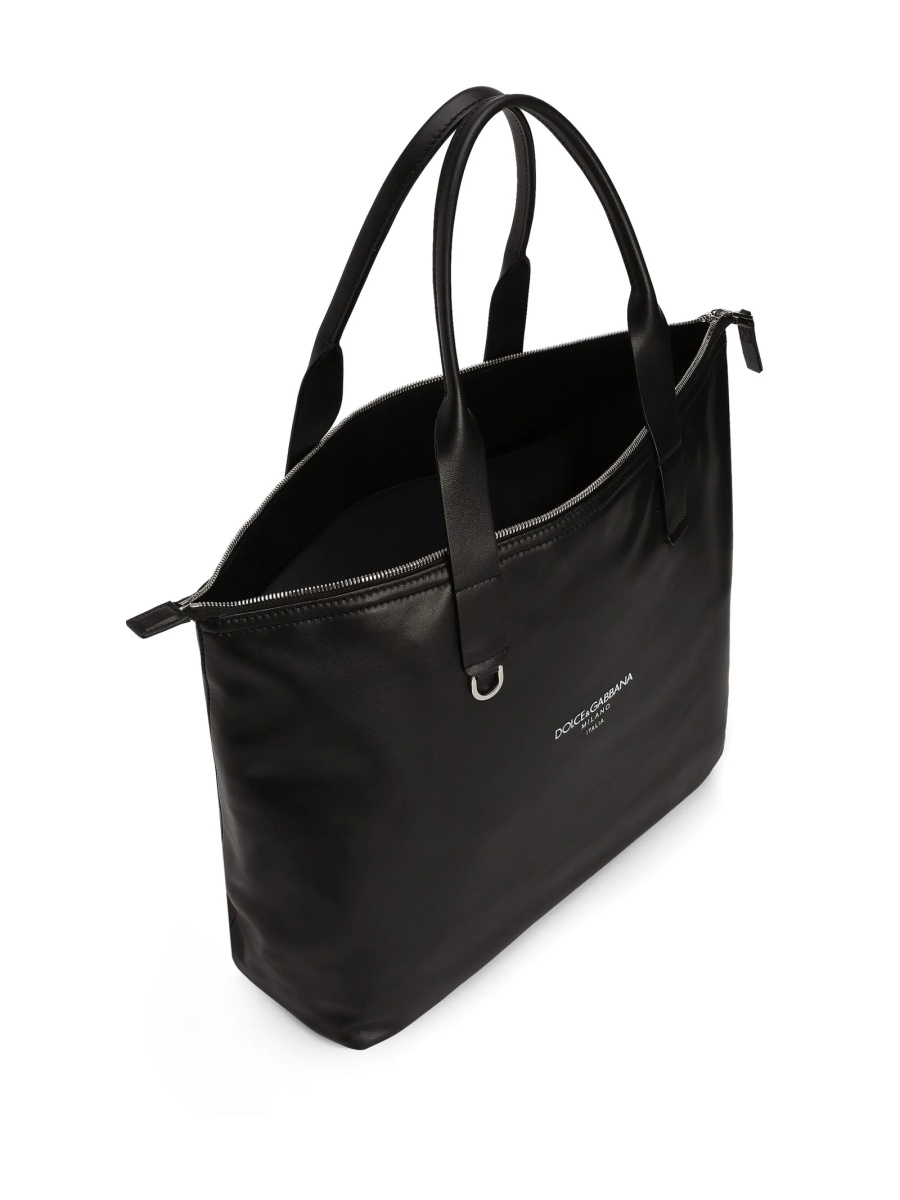 Geanta de mana Dolce &amp; Gabbana neagra din piele - Img 4