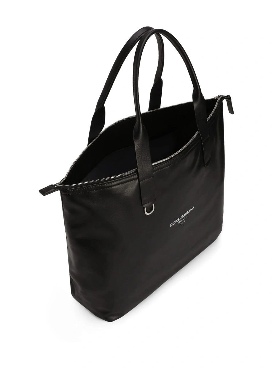 Geanta de mana Dolce &amp; Gabbana neagra din piele - Img 4