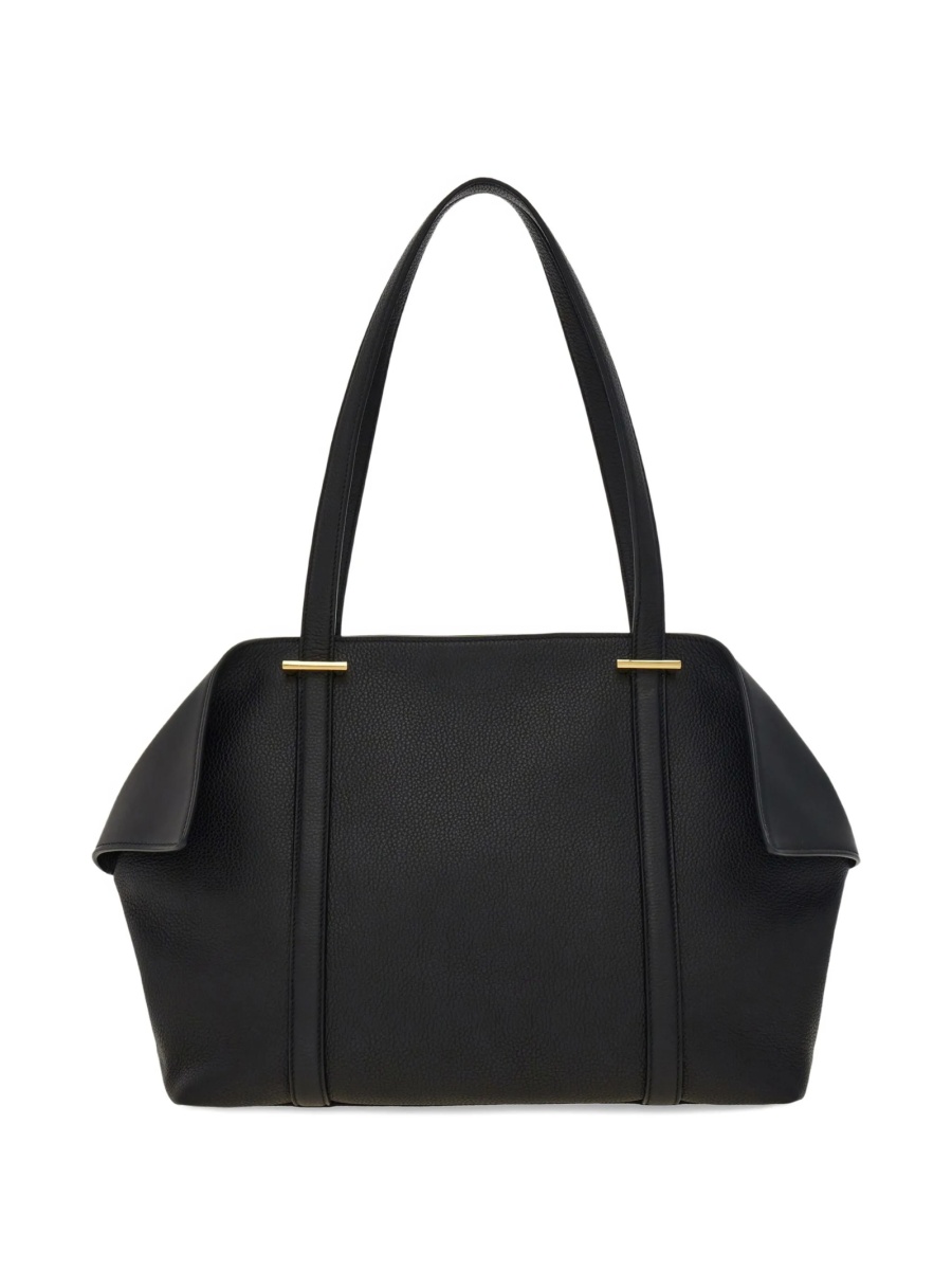 Geanta de mana Ferragamo neagra din piele - Img 3