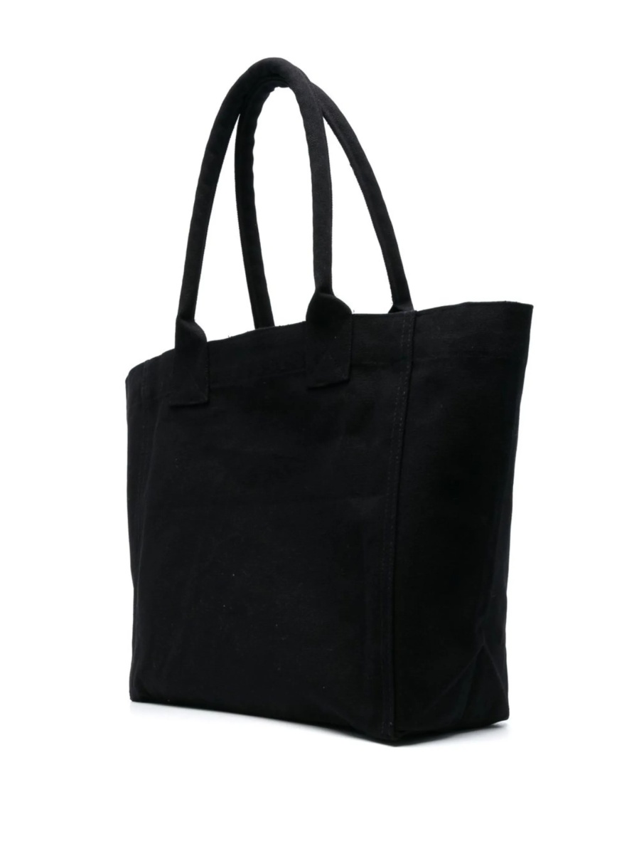 Geanta de mana Isabel Marant neagra din polyester si bumbac - Img 3
