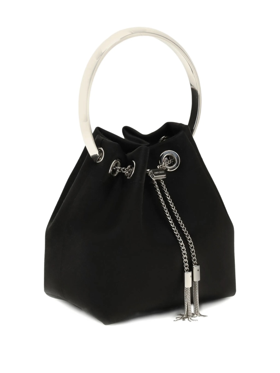 Geanta de mana Jimmy Choo Bon Bon neagra - Img 3