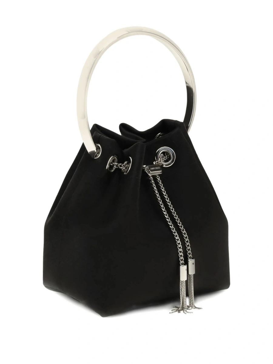 Geanta de mana Jimmy Choo Bon Bon neagra - Img 3