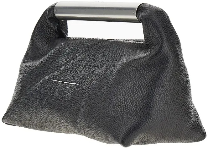 Geanta de mana Leather Japanese Jewel Handle bag - Img 2