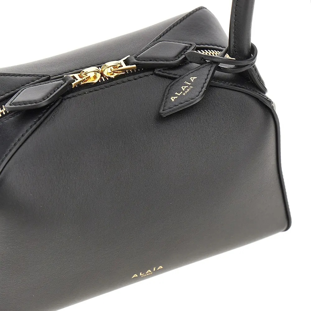 Geanta de mana Leather small 'Le Bouledogue' bag - Img 4