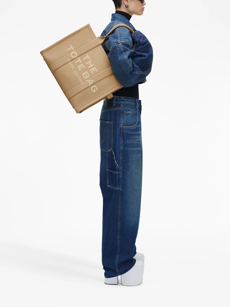 Geanta de mana Marc Jacobs maro din piele - Img 3